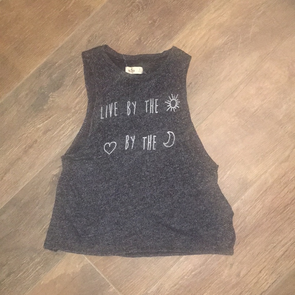 Black and White Tank Top by HOLLISTER